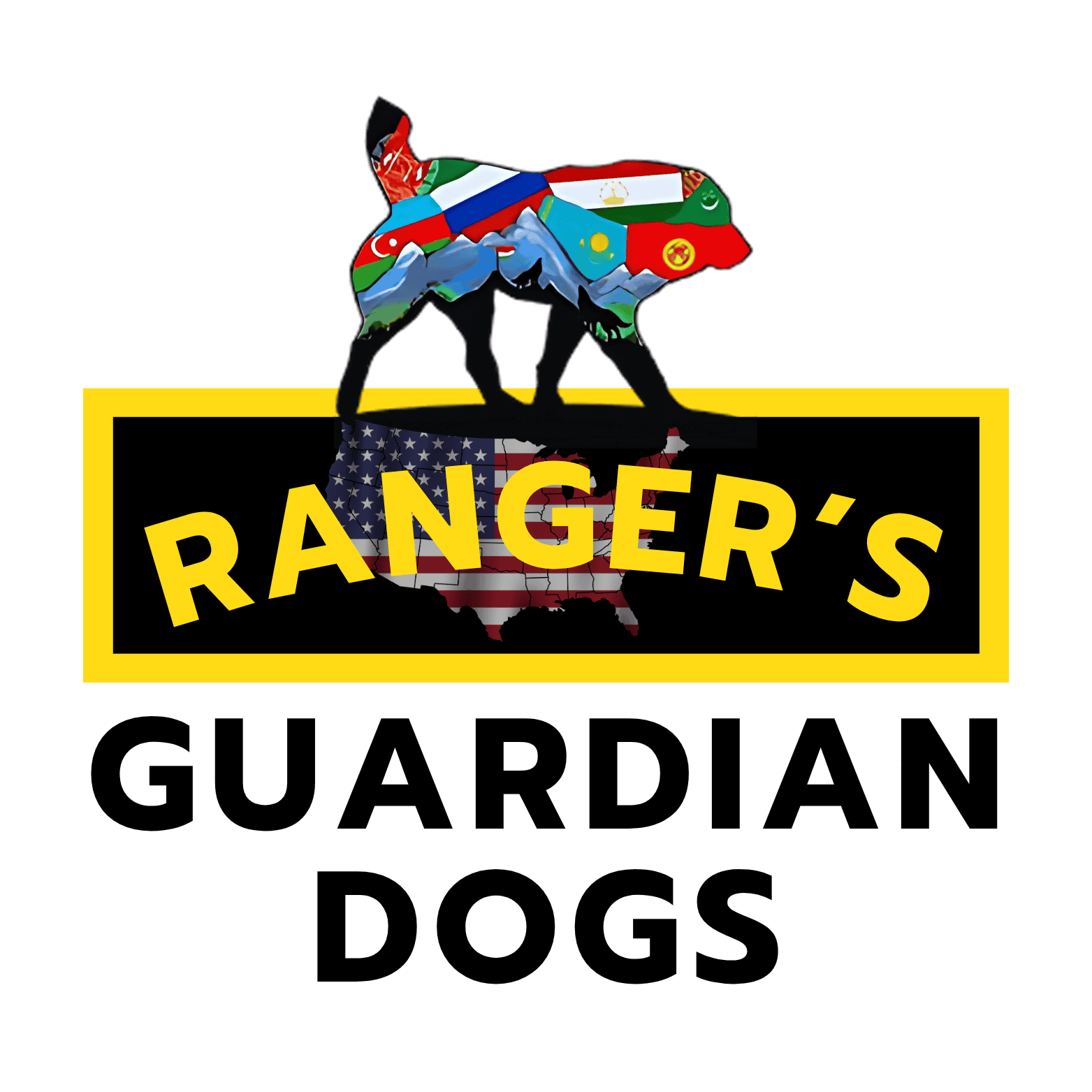 custom logo brand identity for Ranger's Guardian Dogs