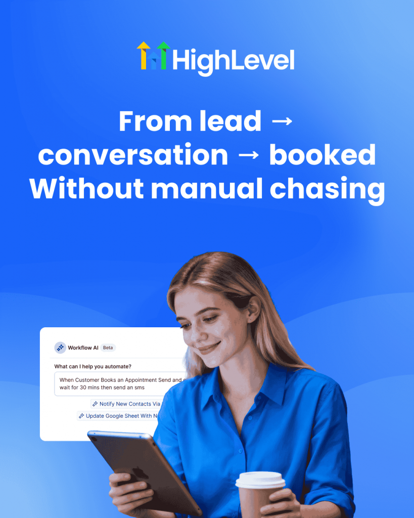 HighLevel CRM and Jotform AI Agent Sales and Marketing Automation Combo
