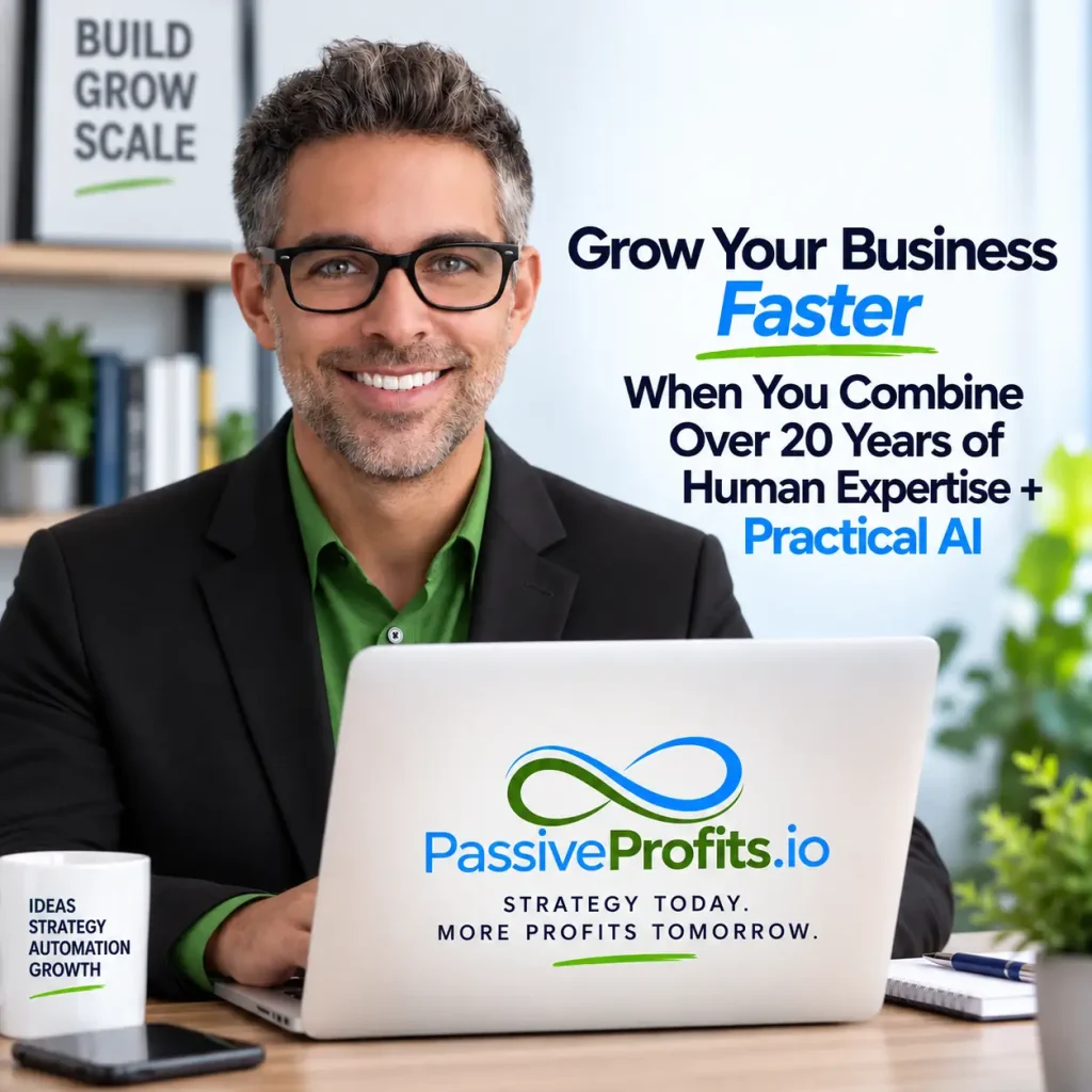 Manny the Founder of PassiveProfits.io providing AI consulting, branding, SEO and digital marketing strategy for small businesses